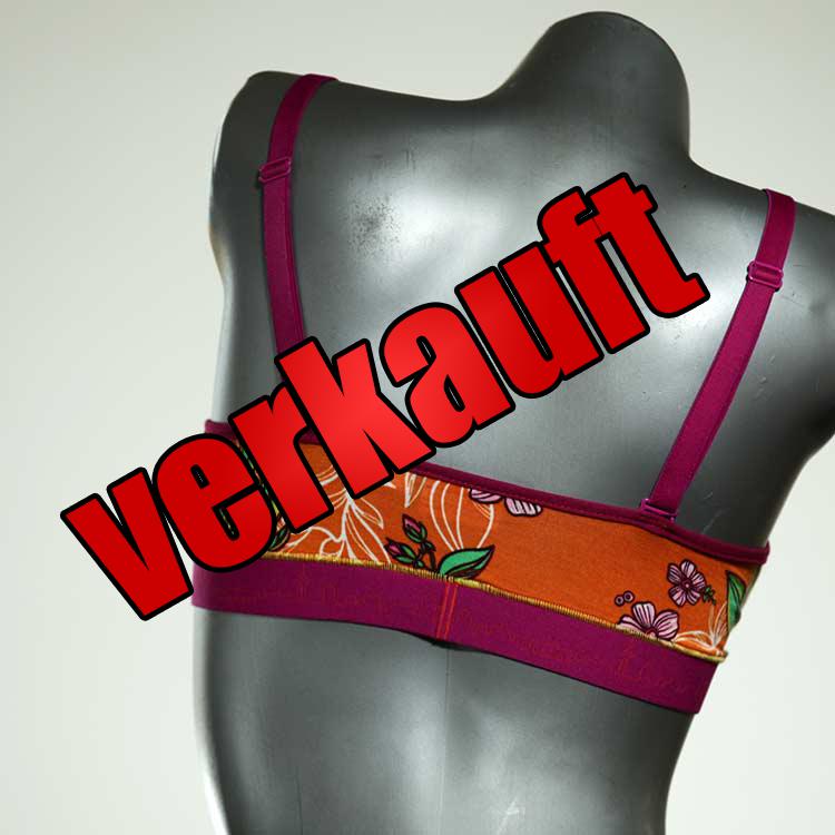 farbige attraktive nachhaltige sexy BH, Büsternhalter aus Biobaumwolle, Damenunterwäsche
