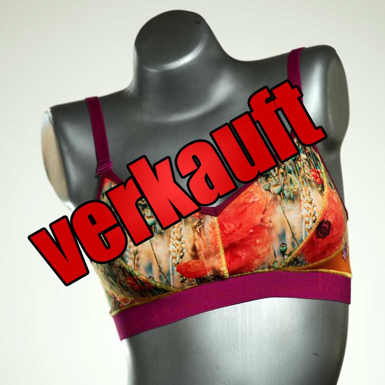 farbige attraktive nachhaltige sexy BH, Büsternhalter aus Biobaumwolle, Damenunterwäsche