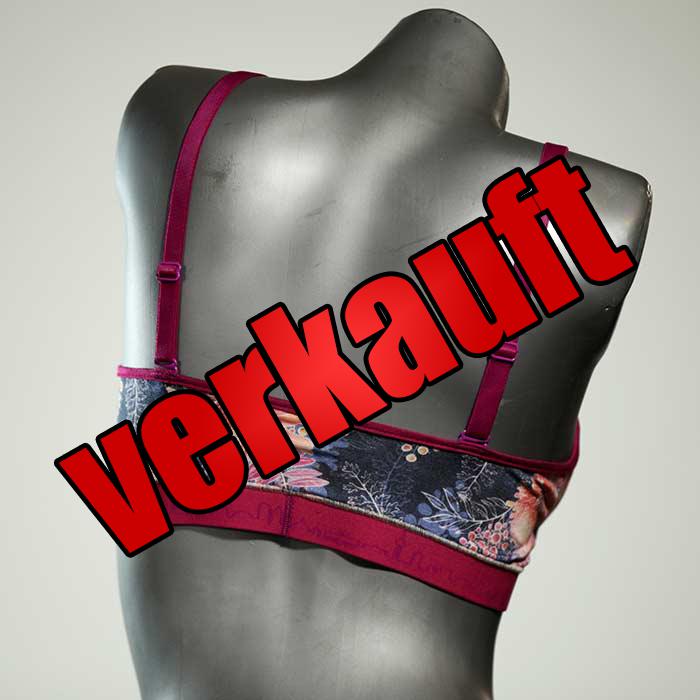 sexy süße bunte handgemachte BH, Büsternhalter aus Biobaumwolle, Damenunterwäsche