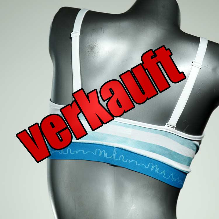 sexy farbige gemusterte handgemachte BH, Büsternhalter aus Biobaumwolle, Damenunterwäsche