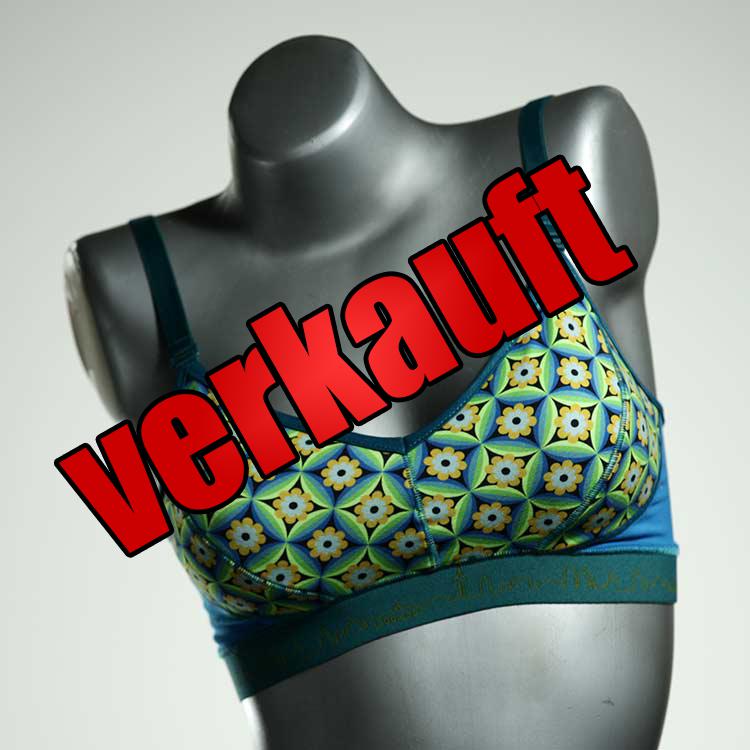 nachhaltige preiswerte günstige gemusterte BH, Büsternhalter aus Biobaumwolle, Damenunterwäsche