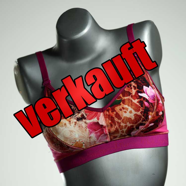 günstige ökologische attraktive farbige BH, Büsternhalter aus Biobaumwolle, Damenunterwäsche