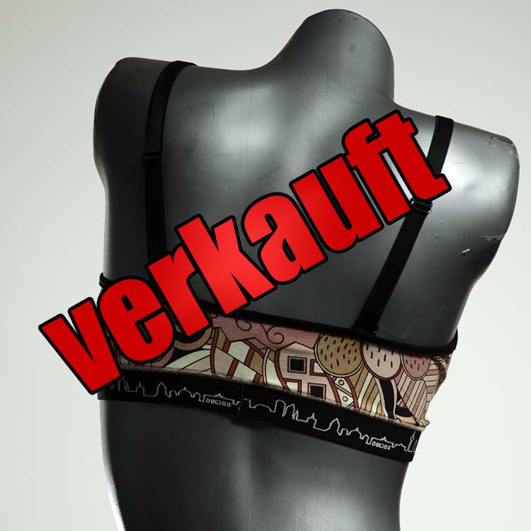 ökologische gemusterte bequeme günstige BH, Büsternhalter aus Biobaumwolle, Damenunterwäsche