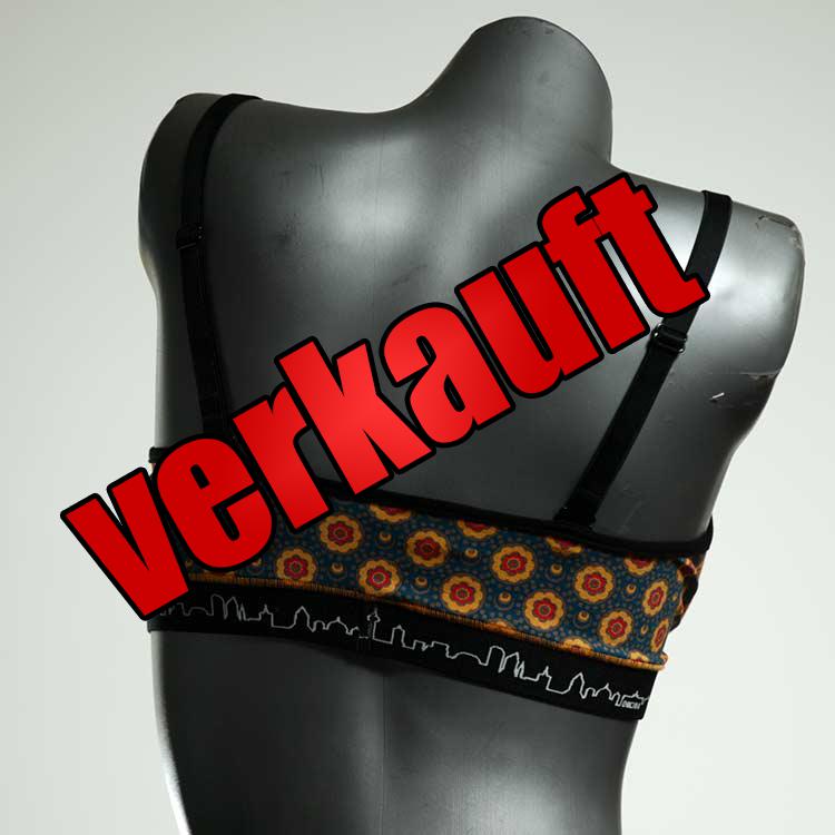 schöne bequeme attraktive gemusterte BH, Büsternhalter aus Biobaumwolle, Damenunterwäsche