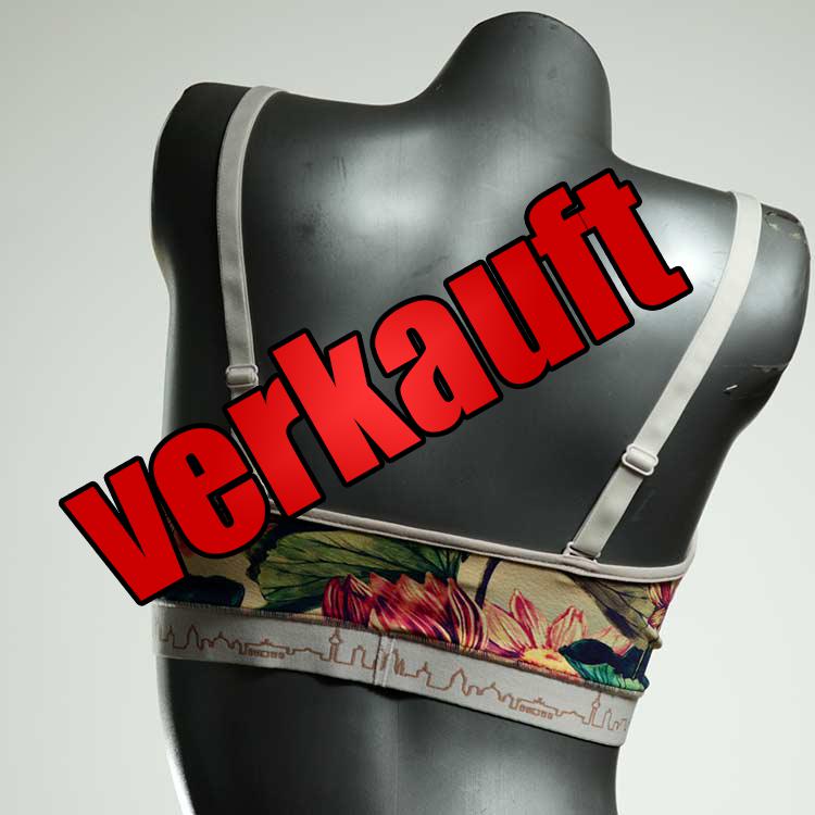 gemusterte sexy handgemachte süße BH, Büsternhalter aus Biobaumwolle, Damenunterwäsche