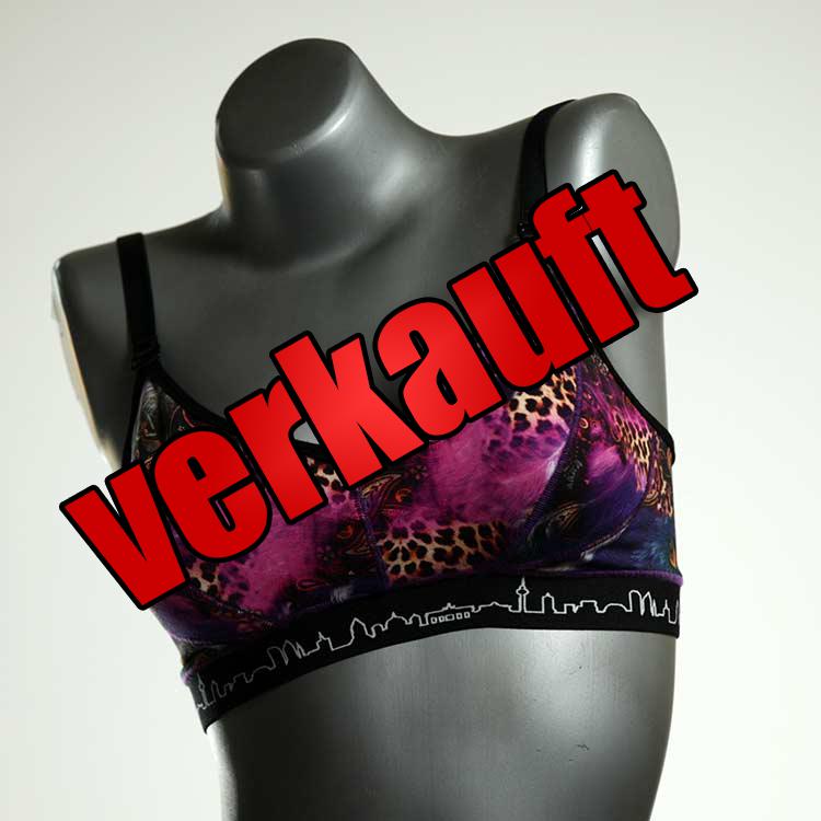 ökologische handgemachte farbige schöne BH, Büsternhalter aus Biobaumwolle, Damenunterwäsche