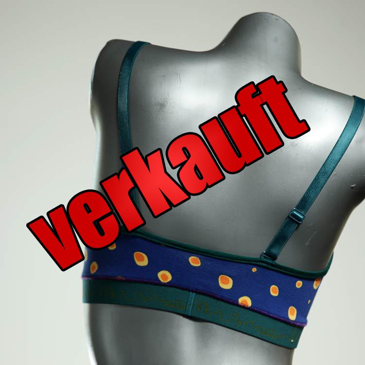 bequeme farbige nachhaltige bunte BH, Büsternhalter aus Biobaumwolle, Damenunterwäsche