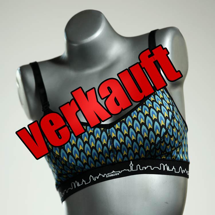 süße günstige ökologische gemusterte BH, Büsternhalter aus Biobaumwolle, Damenunterwäsche