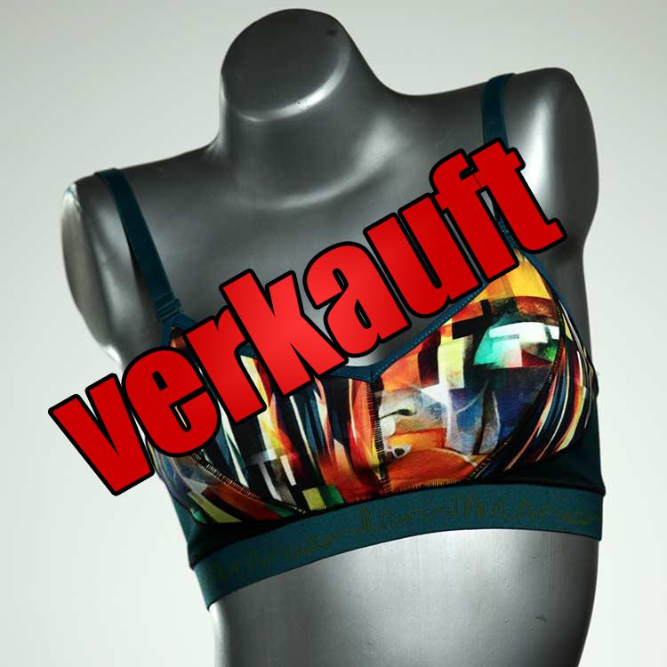 handgemachte farbige sexy bequeme BH, Büsternhalter aus Biobaumwolle, Damenunterwäsche