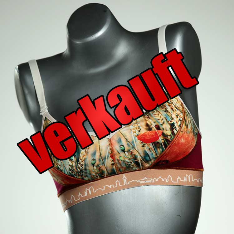 bunte ökologische bequeme günstige BH, Büsternhalter aus Biobaumwolle, Damenunterwäsche