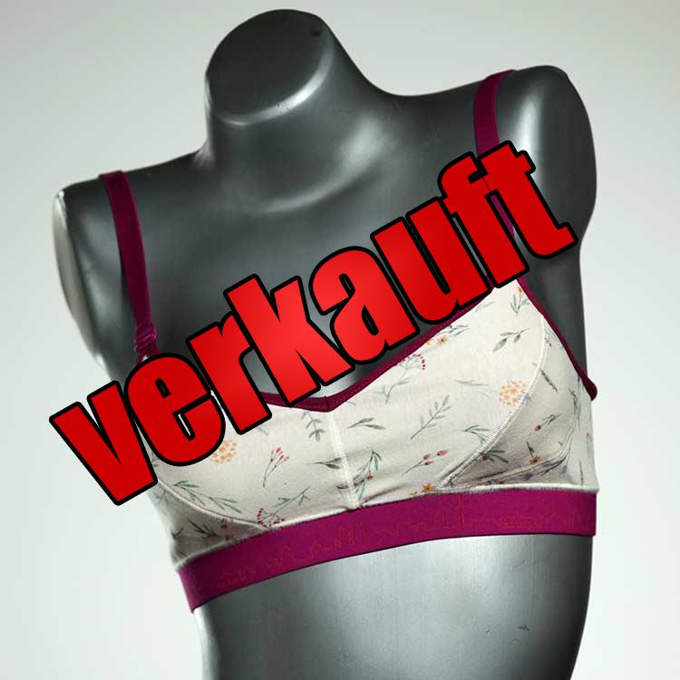 bunte ökologische günstige nachhaltige BH, Büsternhalter aus Biobaumwolle, Damenunterwäsche