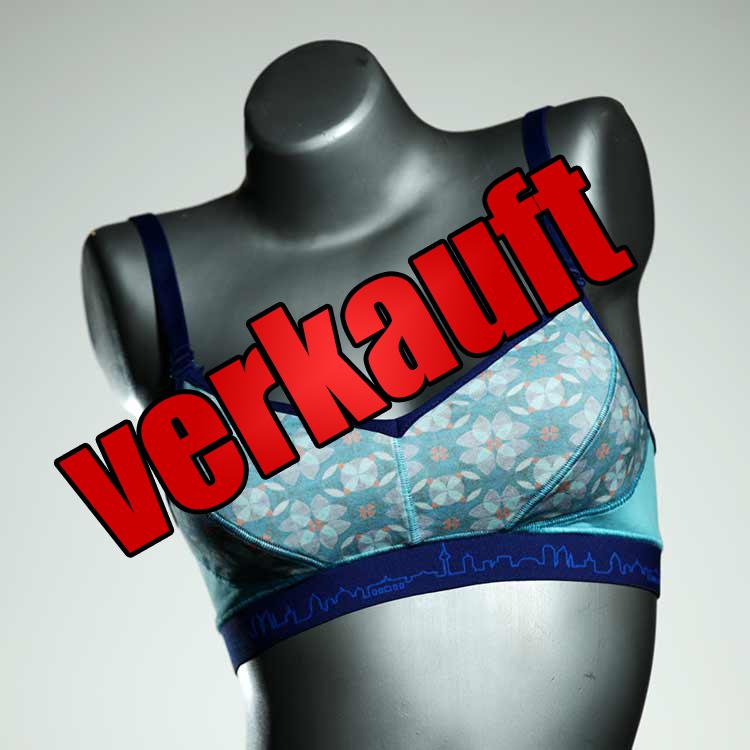 günstige schöne gemusterte sexy BH, Büsternhalter aus Biobaumwolle, Damenunterwäsche