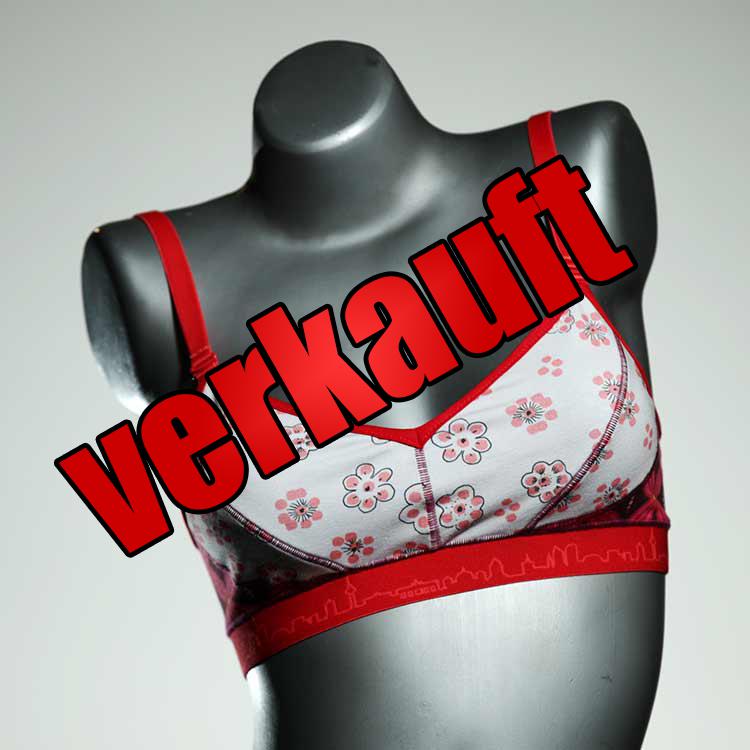 attraktive farbige bunte preiswerte BH, Büsternhalter aus Biobaumwolle, Damenunterwäsche