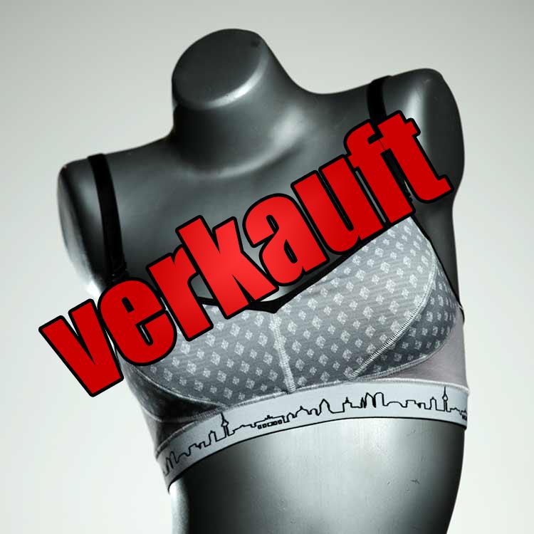 gemusterte preiswerte sexy farbige BH, Büsternhalter aus Biobaumwolle, Damenunterwäsche