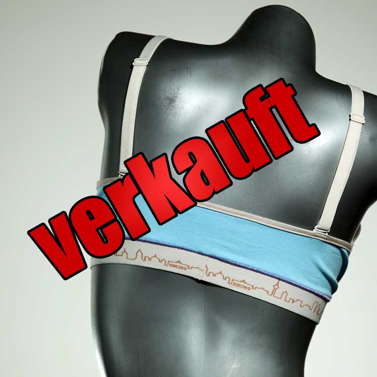 farbige bunte nachhaltige süße BH, Büsternhalter aus Biobaumwolle, Damenunterwäsche