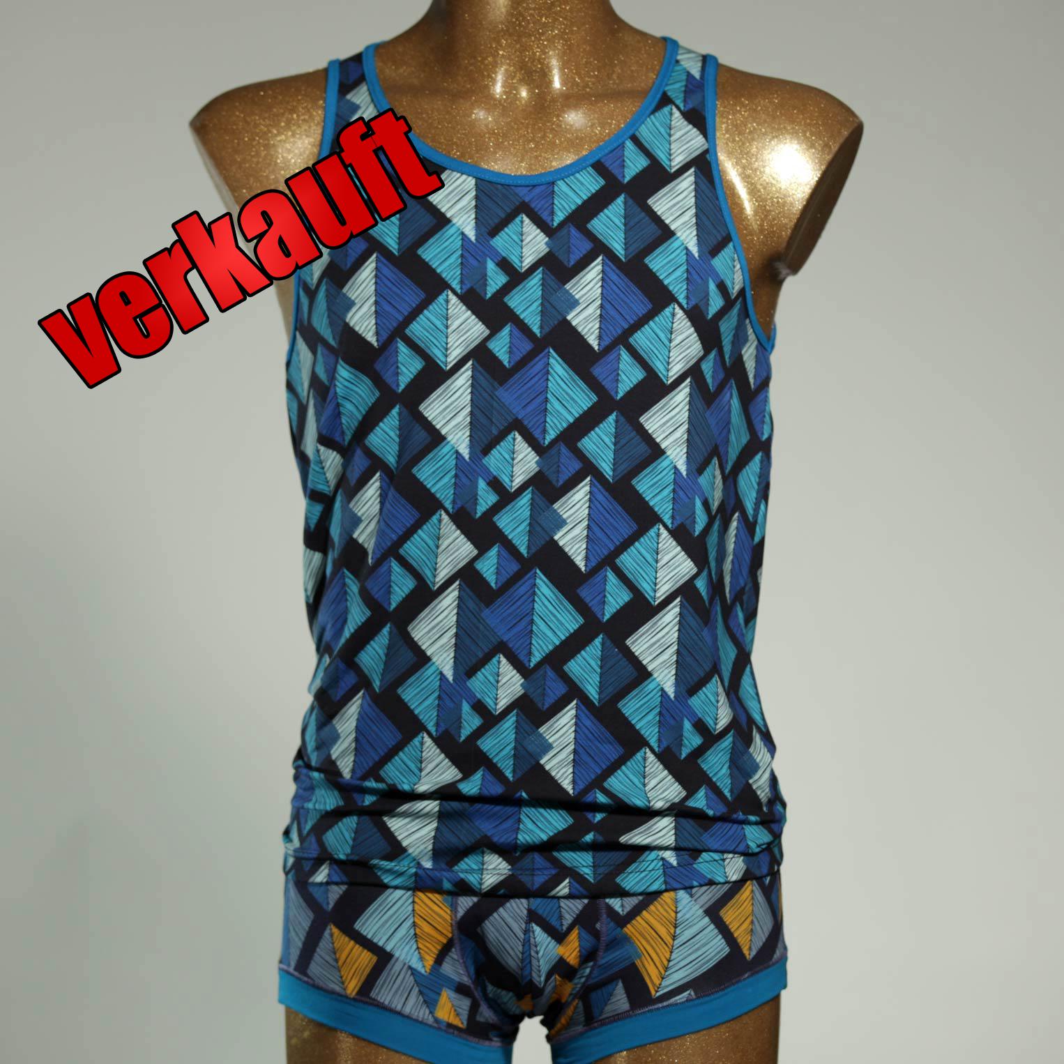 bequemer attraktiver schöner farbiger Herren Unterwäsche Set aus Biobaumwolle