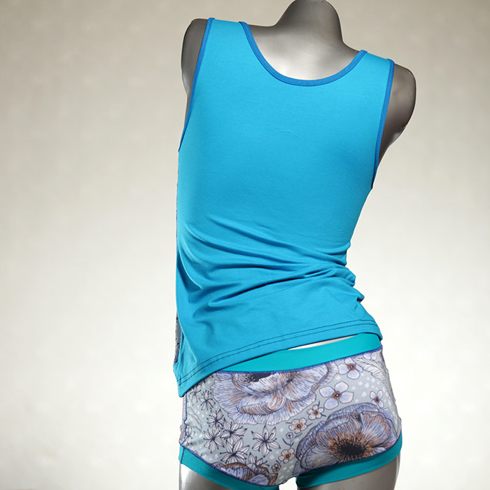 süße nachhaltige sexy schöne Unterwäsche Set für DamenPanty / Hotpant mit Top aus Biobaumwolle thumbnail