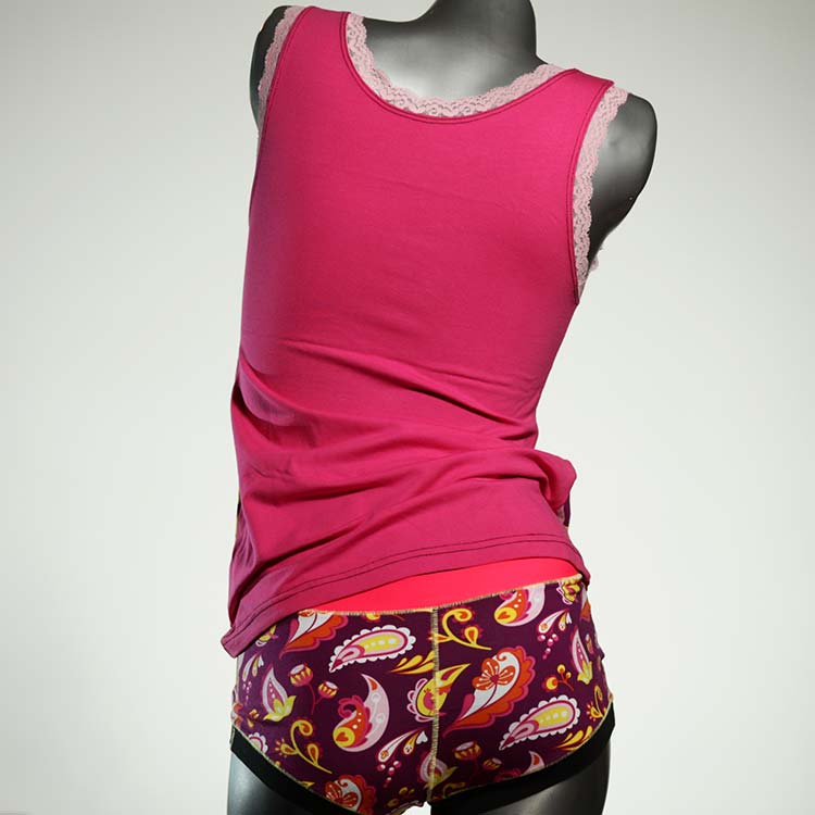  Unterwäsche Set für DamenPanty / Hotpant mit Top aus Biobaumwolle thumbnail
