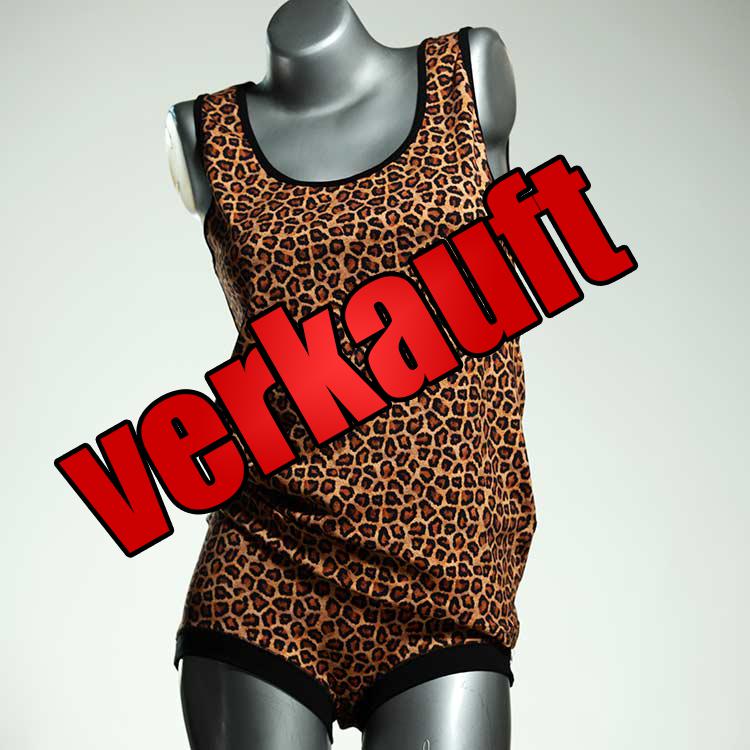 bequeme gemusterte süße farbige Unterwäsche Set für DamenPanty / Hotpant mit Top aus Biobaumwolle