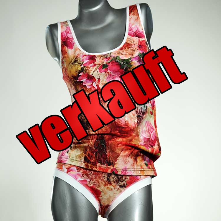 nachhaltige bequeme günstige sexy Unterwäsche Set für DamenPanty / Hotpant mit Top aus Biobaumwolle