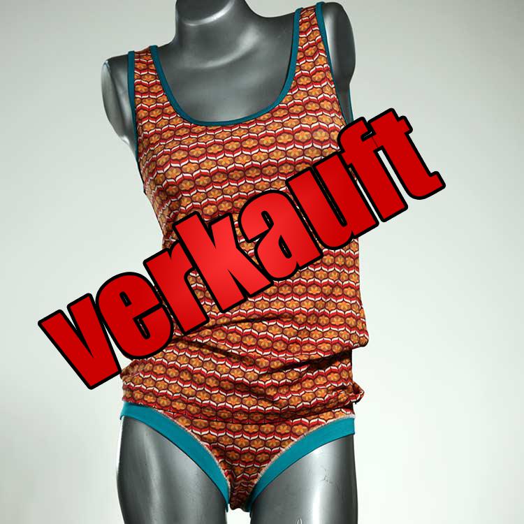 nachhaltige günstige ökologische preiswerte Unterwäsche Set für DamenPanty / Hotpant mit Top aus Biobaumwolle