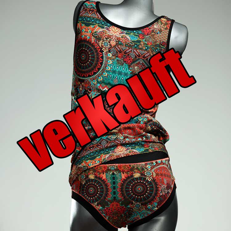 nachhaltige süße sexy preiswerte Unterwäsche Set für DamenPanty / Hotpant mit Top aus Biobaumwolle