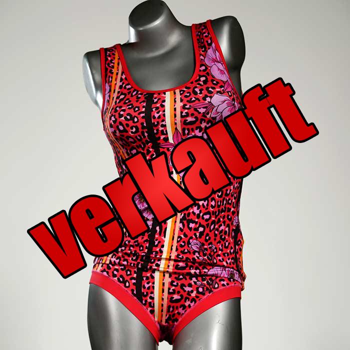 günstige schöne nachhaltige attraktive Unterwäsche Set für DamenPanty / Hotpant mit Top aus Biobaumwolle