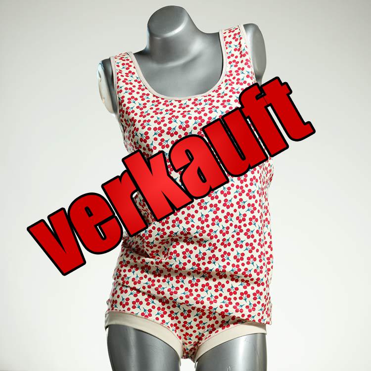 bequeme sexy preiswerte farbige Unterwäsche Set für DamenPanty / Hotpant mit Top aus Biobaumwolle