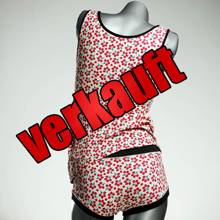 sexy farbige schöne nachhaltige Unterwäsche Set für DamenPanty / Hotpant mit Top aus Biobaumwolle