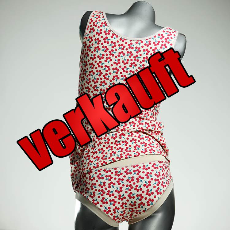 preiswerte nachhaltige bunte schöne Unterwäsche Set für DamenPanty / Hotpant mit Top aus Biobaumwolle