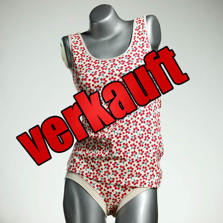 preiswerte nachhaltige bunte schöne Unterwäsche Set für DamenPanty / Hotpant mit Top aus Biobaumwolle