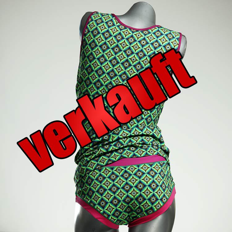 schöne süße preiswerte sexy Unterwäsche Set für DamenPanty / Hotpant mit Top aus Biobaumwolle