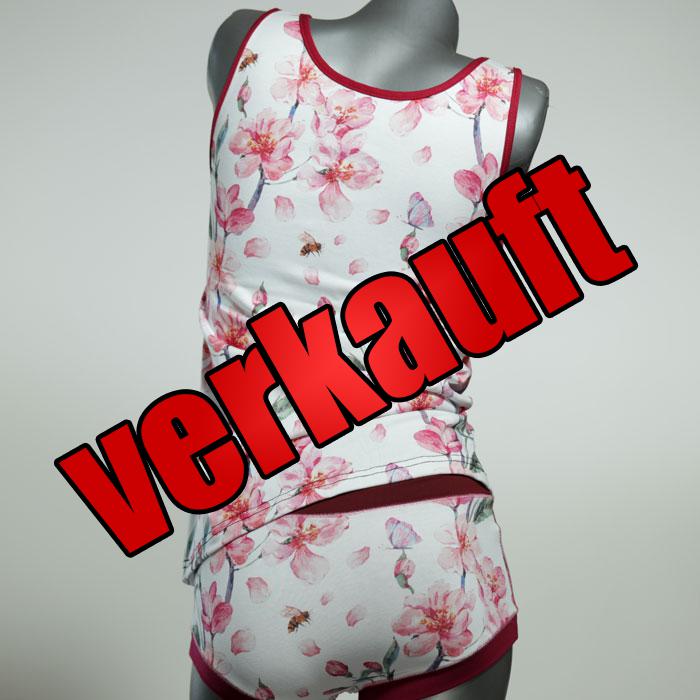 sexy  attraktive günstige Unterwäsche Set für DamenPanty / Hotpant mit Top aus Biobaumwolle
