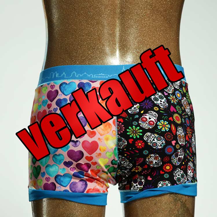 schöner farbiger attraktiver bunter Herrenshort, Unterwäsche aus Biobaumwolle für Herren
