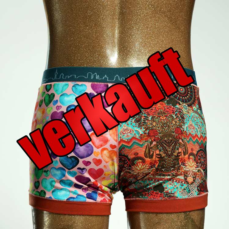 bunter bequemer farbiger Herrenshort, Unterwäsche aus Biobaumwolle für Herren