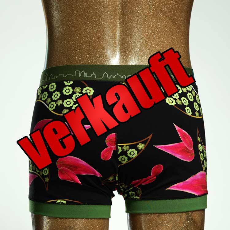 schöner gemusterter handgemachter süßer Herrenshort, Unterwäsche aus Biobaumwolle für Herren