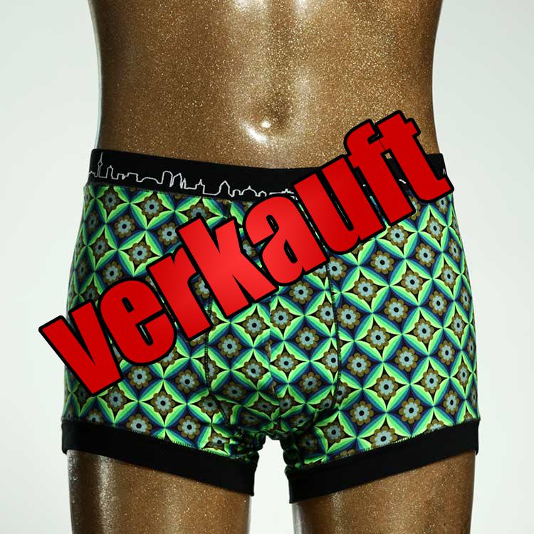 attraktiver schöner gemusterter  Herrenshort, Unterwäsche aus Biobaumwolle für Herren