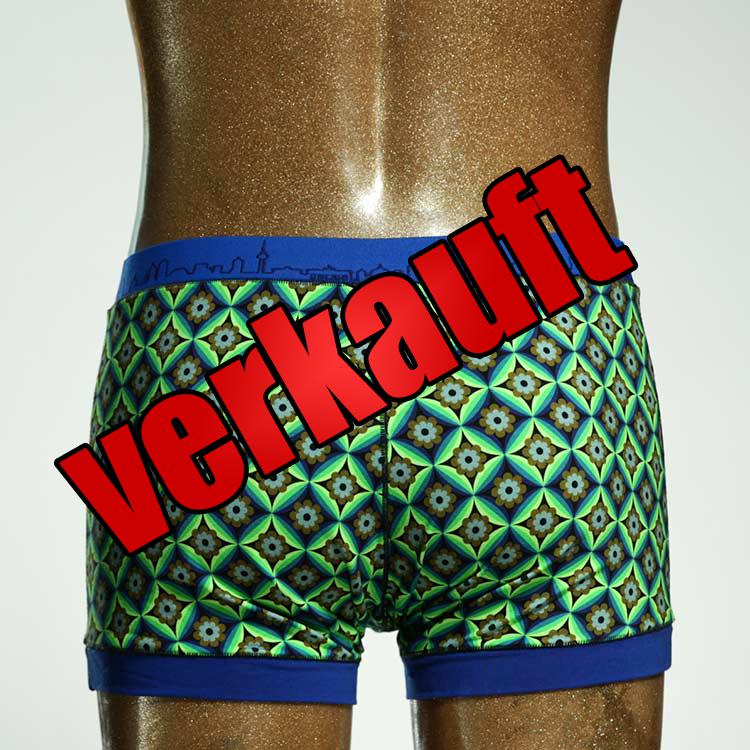 ökologischer farbiger preiswerter bunter Herrenshort, Unterwäsche aus Biobaumwolle für Herren