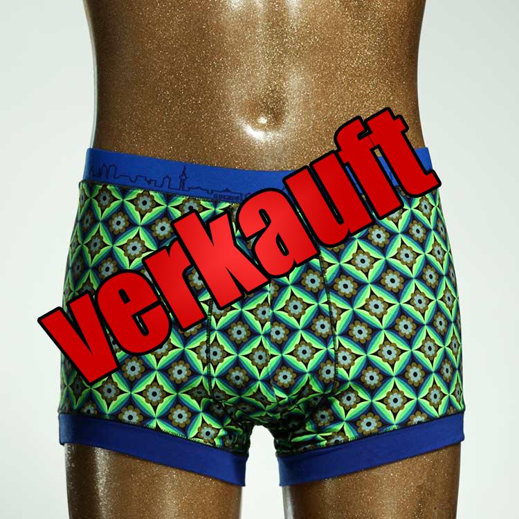 ökologischer farbiger preiswerter bunter Herrenshort, Unterwäsche aus Biobaumwolle für Herren