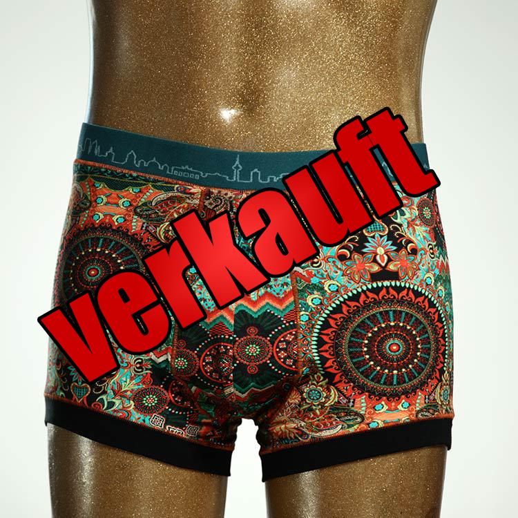 handgemachter günstiger attraktiver gemusterter Herrenshort, Unterwäsche aus Biobaumwolle für Herren