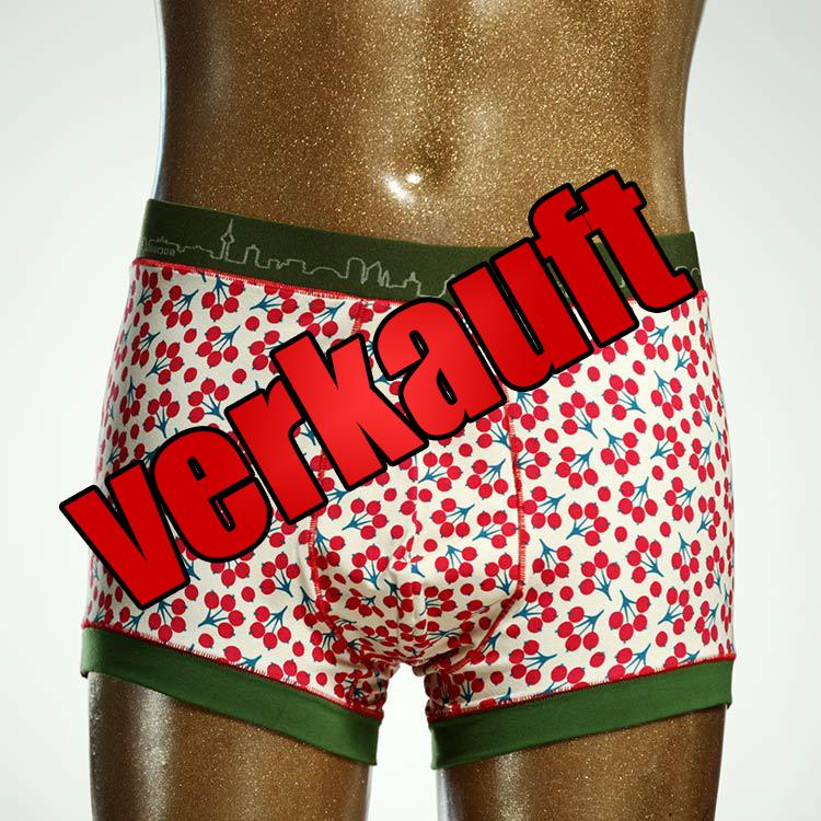 günstiger süßer  gemusterter Herrenshort, Unterwäsche aus Biobaumwolle für Herren