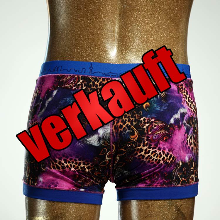 gemusterter ökologischer schöner süßer Herrenshort, Unterwäsche aus Biobaumwolle für Herren