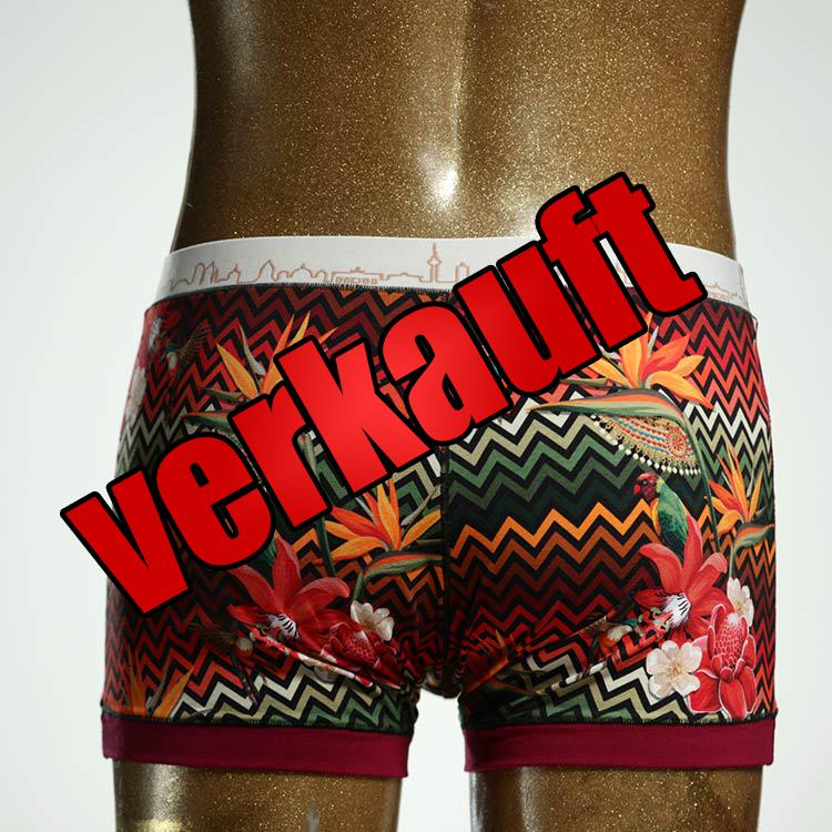 preiswerter gemusterter handgemachter schöner Herrenshort, Unterwäsche aus Biobaumwolle für Herren