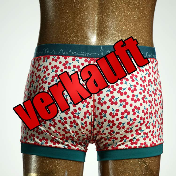 ökologischer farbiger gemusterter nachhaltiger Herrenshort, Unterwäsche aus Biobaumwolle für Herren