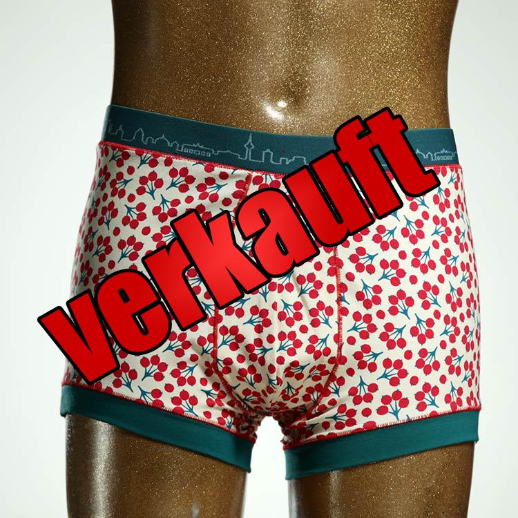 ökologischer farbiger gemusterter nachhaltiger Herrenshort, Unterwäsche aus Biobaumwolle für Herren