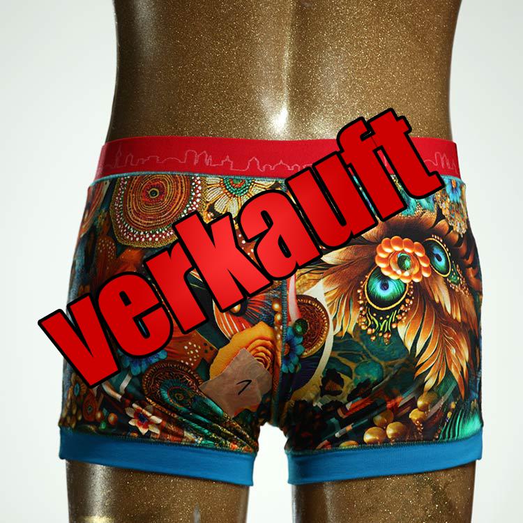 schöner handgemachter farbiger attraktiver Herrenshort, Unterwäsche aus Biobaumwolle für Herren