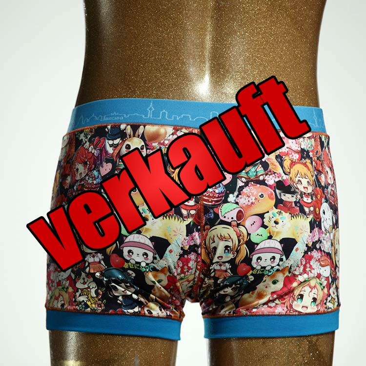 günstiger süßer bunter gemusterter Herrenshort, Unterwäsche aus Biobaumwolle für Herren