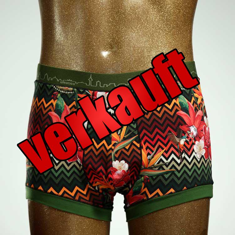 bunter handgemachter sexy süßer Herrenshort, Unterwäsche aus Biobaumwolle für Herren