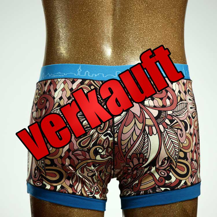 farbiger gemusterter süßer Herrenshort, Unterwäsche aus Biobaumwolle für Herren