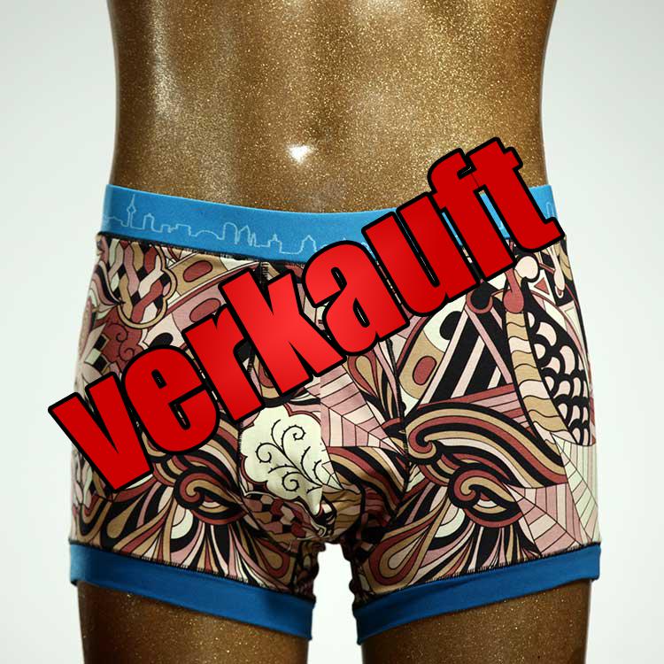 farbiger gemusterter süßer Herrenshort, Unterwäsche aus Biobaumwolle für Herren